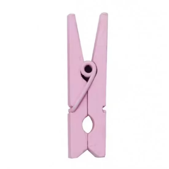 Деревянные прищепки 3,5см 10шт., "light pink''