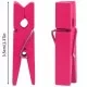 DIY wooden pins 3,5cm 10pcs, hot pink