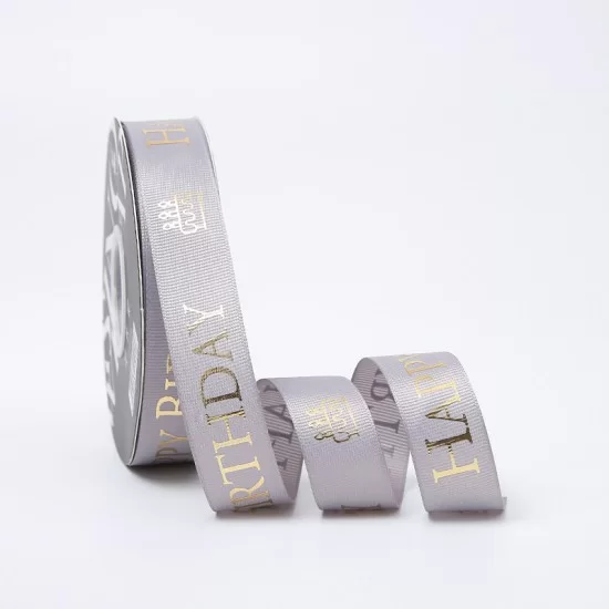 Lente HAPPY BIRTHDAY 25mm/40m, grey