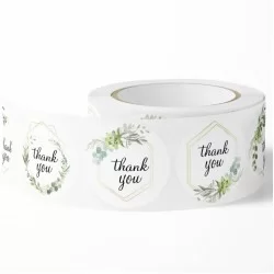 Uzlīmes THANK YOU d-3.8cm, 500gab.