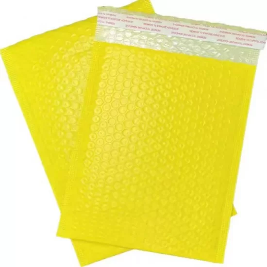 Aploksne sūtījumiem ūdensizsturīgs 27*37+6cm, kr. YELLOW