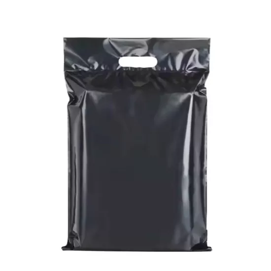 Kurjeru aploksne ar rokturiem, 24,5*31+4cm, melna krāsa, 100gab.