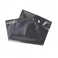 Shipping mailer envelopes with handles, black 31*41+4,5cm, 10pcs