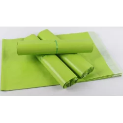 Kurjeru aploksne 17*26+4cm, kr. Green, 100gab.