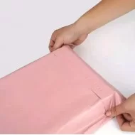 Водонепроницаемые курьерские пакеты для посылок 25*31+4см, цвет Light Pink, 100шт.