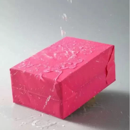 Водонепроницаемые курьерские пакеты для посылок 38*48+4см, цвет Hot Pink, 100шт.