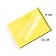 Shipping mailer envelopes 17*26+4cm, yellow, 100pcs