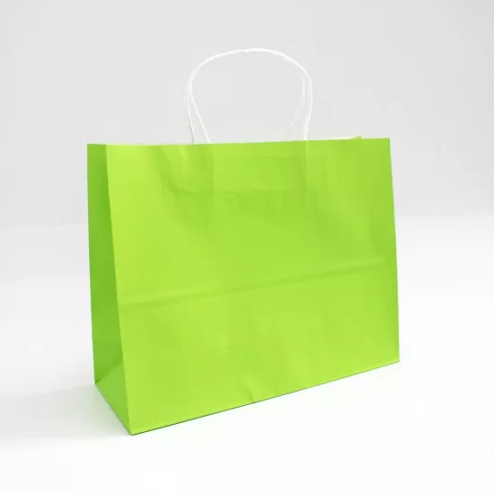 Papīra maiss ar vītiem rokturiem 25*31*11.5 cm, 12gab.