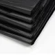 Shopping bags with handles, HDPE, 26*28+12cm, 100pcs, black