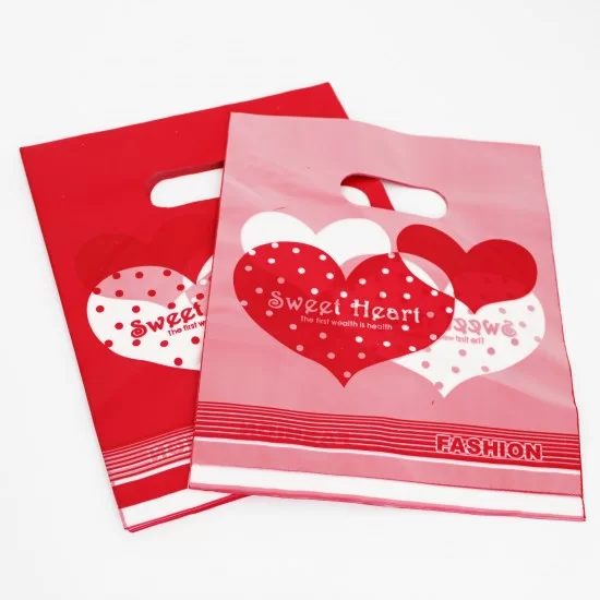 Shopping packaging bag 20*16+8.5cm, 100pcs