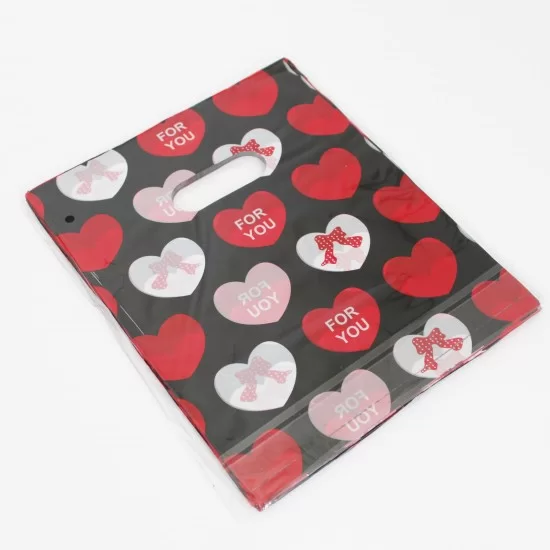 Shopping packaging bag 20*16+8.5cm, 100pcs