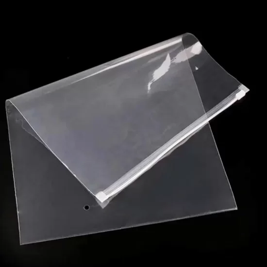 Пакет-слайдер, Zip Lock с бегунком, 40*55 см, 60 мкм, прозрачный