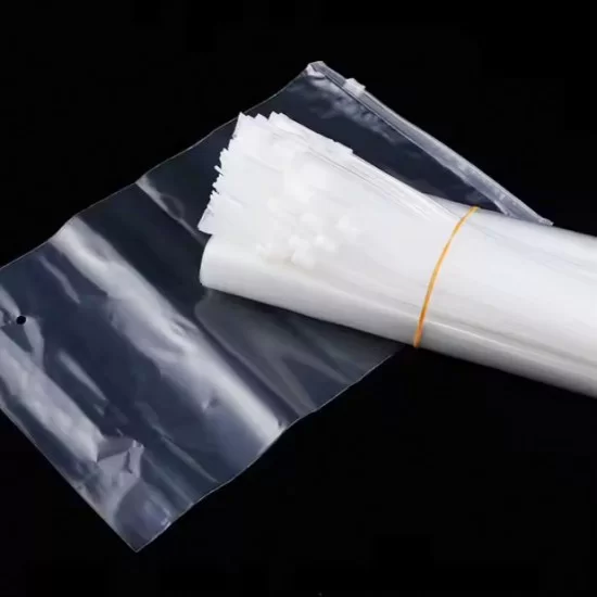 Пакет-слайдер, Zip Lock с бегунком, 40*55 см, 60 мкм, прозрачный
