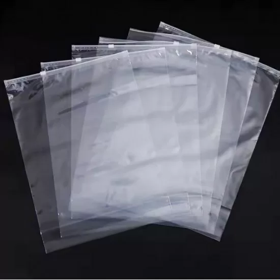 Пакет-слайдер, Zip Lock с бегунком, 40*55 см, 60 мкм, прозрачный