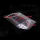 DOYPACK bag with zip-lock 14*20+4cm, Transparent, 10pcs